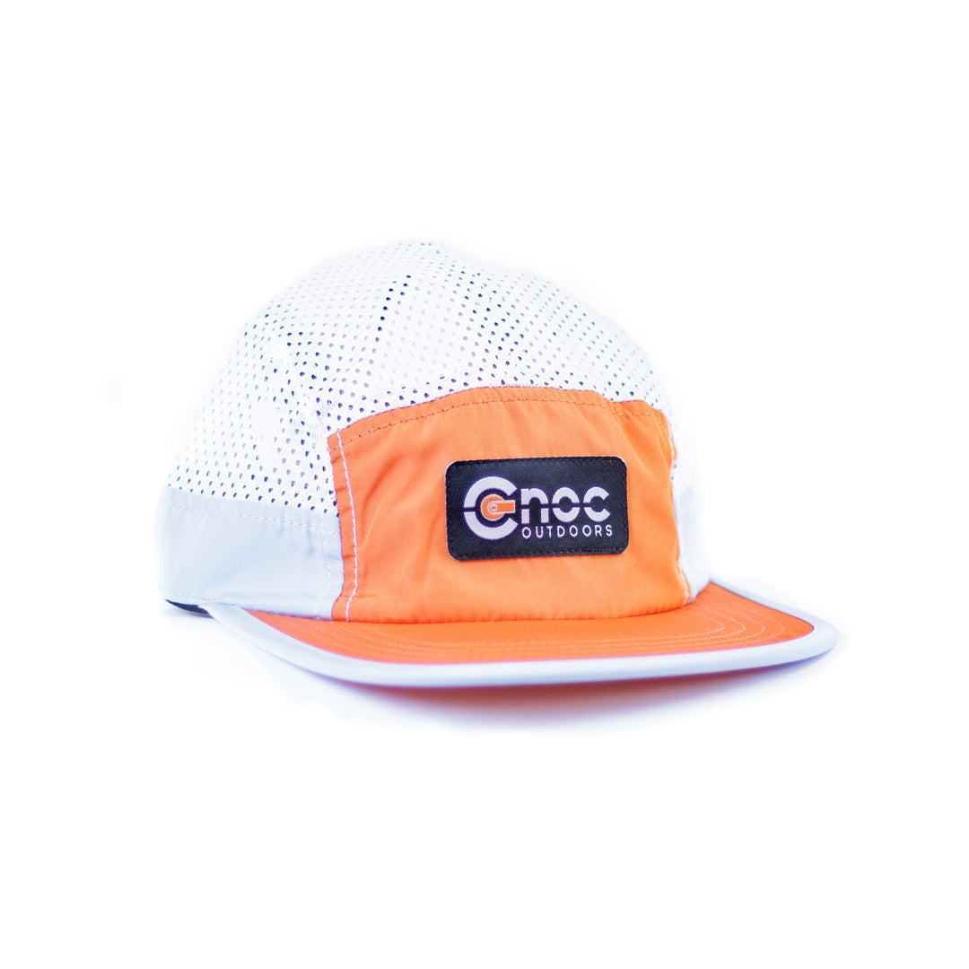 Cnoc Custom Long Haul Hat, Orange, Blue and White