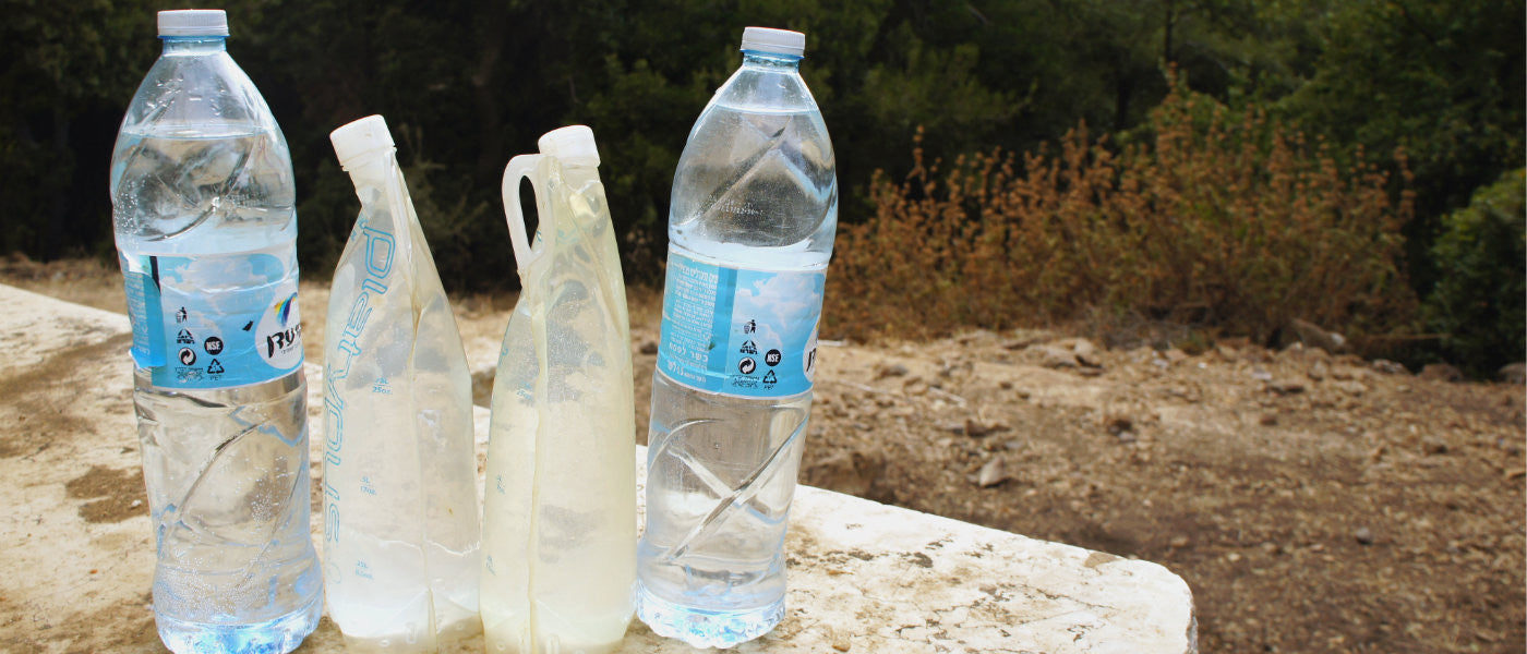 Water carrying methods on the trail