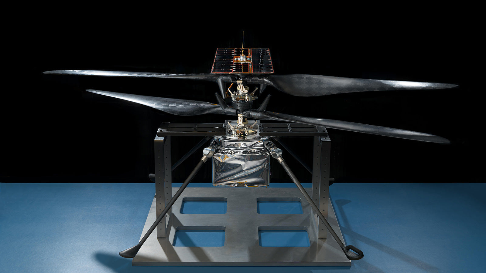 This image of the flight model of NASA's Mars Helicopter