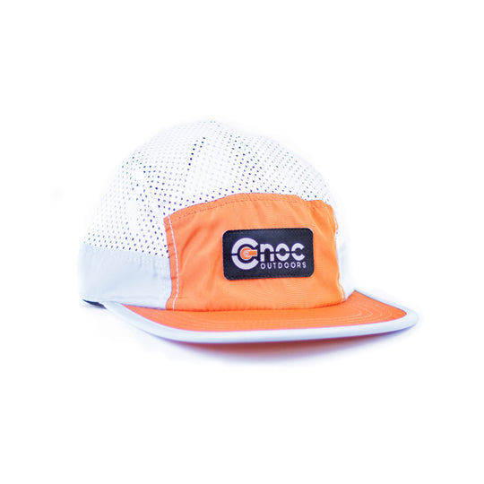 Cnoc Custom Long Haul Hat, Orange, Blue and White