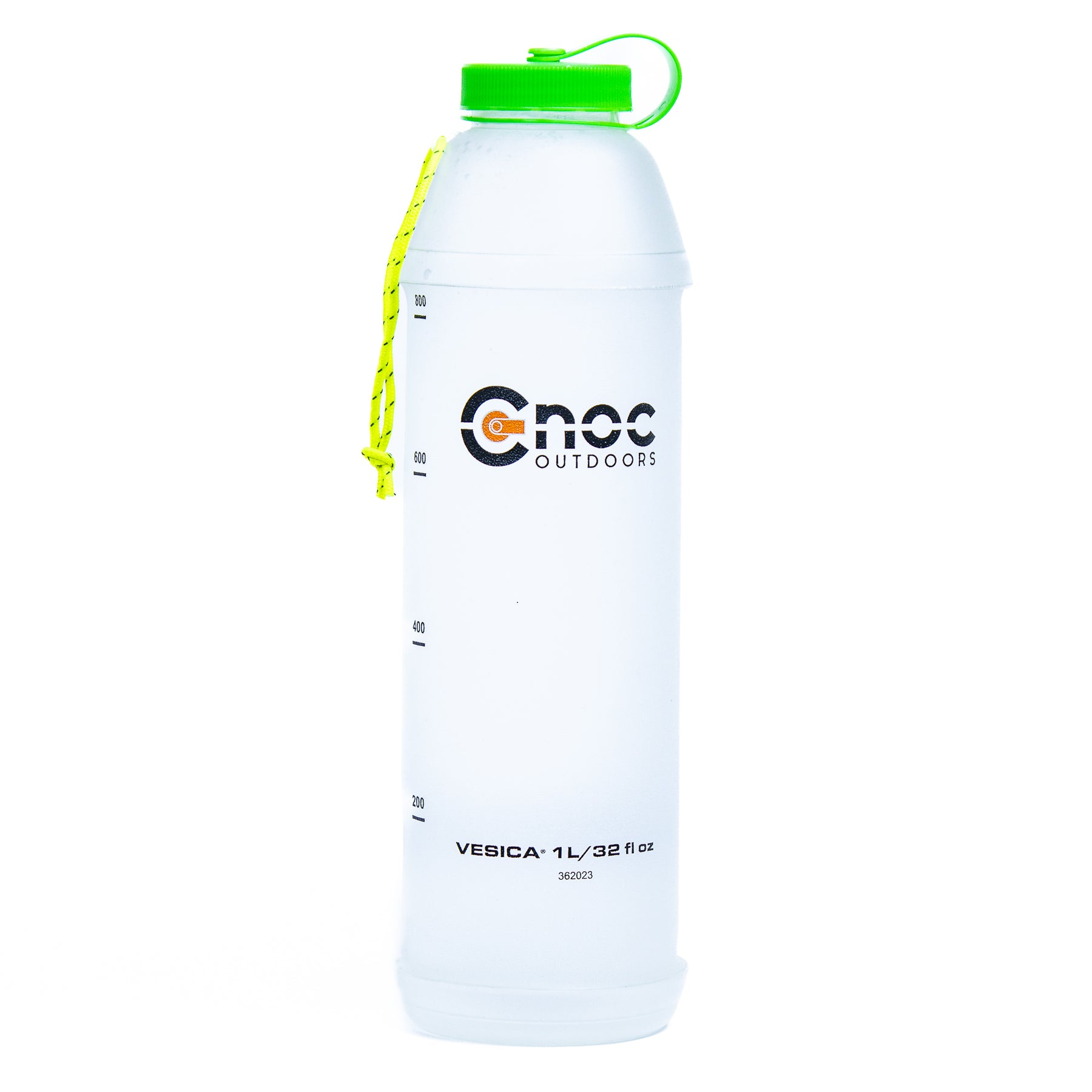 Choice 24 oz. Green Wide Mouth Squeeze Bottle - 6/Pack