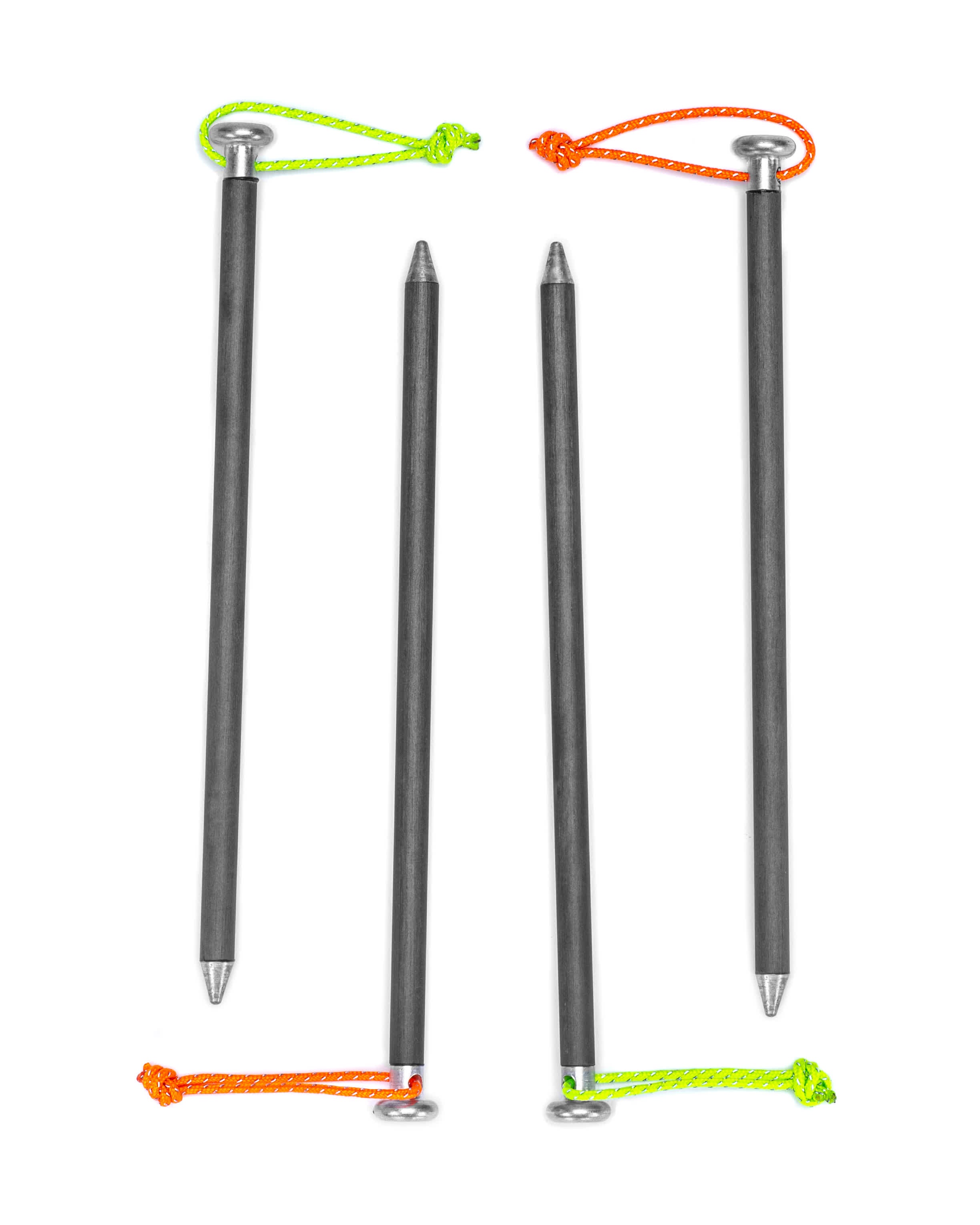 Carbon fiber shop tent stakes